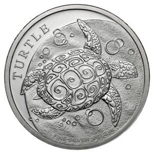 Moneda de Plata Tortuga Carey 2 oz 2024 BU