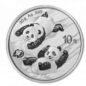 Moneda Panda de Plata 30 g 2022