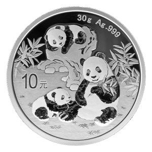 Moneda de Plata Panda 30 g 2025 BU