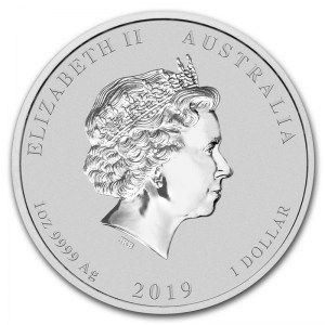 Moneda Año Lunar del Cerdo australiano de Plata 1 oz 2019