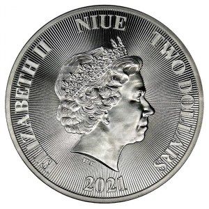 Moneda Árbol de la Vida de Plata 1 oz 2021 reverso
