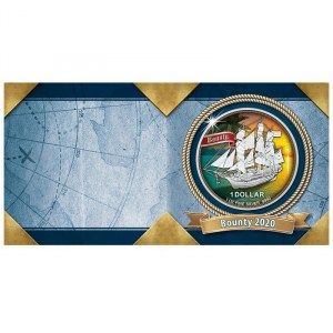 Moneda Bounty Atardecer de Islas Cook de Plata 1 oz 2020 detalle trasera