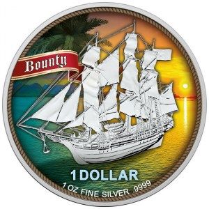 Moneda Bounty Atardecer de Islas Cook de Plata 1 oz 2020