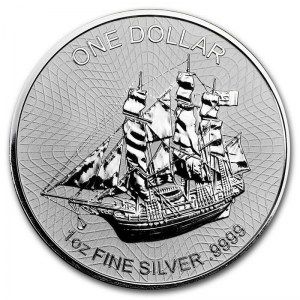 Moneda Bounty Islas Cook de Plata 1 oz 2017