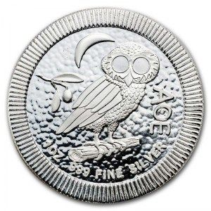 Moneda Búho ateniense de Niue de Plata 1 oz 2017