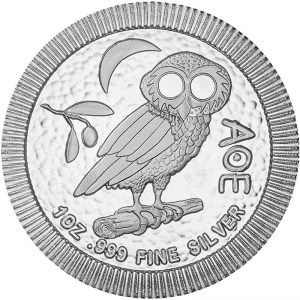 Moneda Búho ateniense de Niue de Plata 1 oz 2020