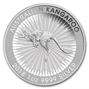 Moneda Canguro de Plata 1 oz 2018