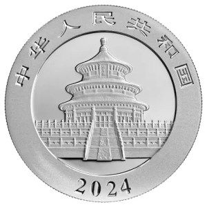 Moneda de Plata Panda 2024 BU