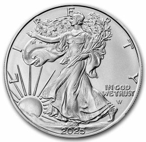 Moneda de Plata American Eagle 2025 BU
