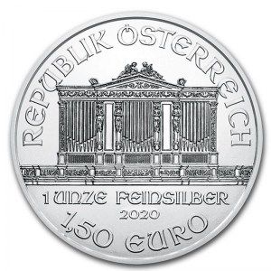 Moneda Filarmónica de Viena de Plata 1 oz 2020