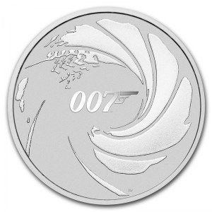 Moneda James Bond 007 de Plata 1 oz 2020
