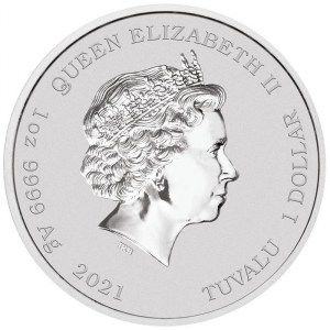 Moneda John Wayne de Plata 1 oz 2021 reverso
