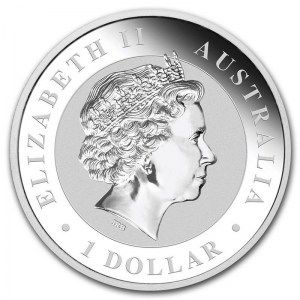 Moneda Koala de Plata 1 oz 2017 reverso