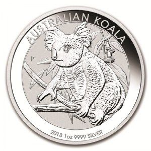 Moneda Koala de Plata 1 oz 2018