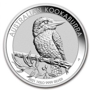 Moneda Kookaburra de Plata 1 kg 2021