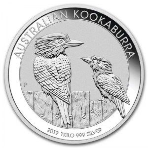 Moneda Kookaburra de Plata 1 kg 2017