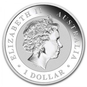 Moneda Kookaburra de Plata 1 oz 2017 reverso