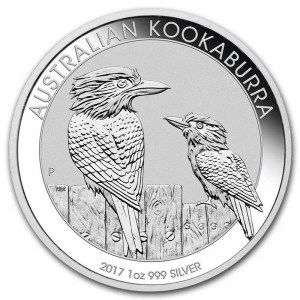 Moneda Kookaburra de Plata 1 oz 2017