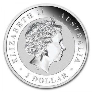 Moneda Kookaburra de Plata 1 oz 2018 reverso