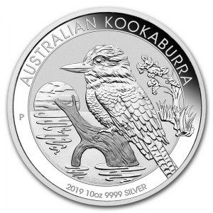Moneda Kookaburra de Plata 10 oz 2019