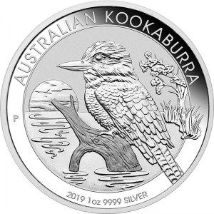 Moneda Kookaburra de Plata 1 oz 2019