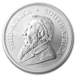 Moneda Krugerrand de Plata 1 oz 2018 reverso