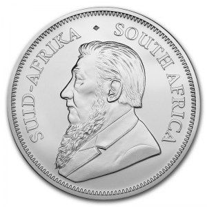Moneda Krugerrand de Plata 1 oz 2019 reverso
