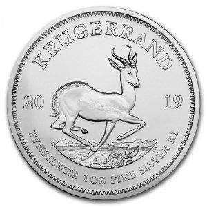 Moneda Krugerrand de Plata 1 oz 2019