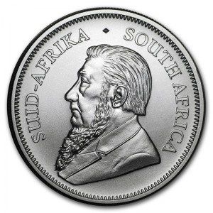 Moneda Krugerrand de Plata 1 oz 2020 reverso