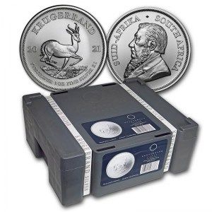 Moneda Krugerrand de Plata 1 oz 2021 monster box