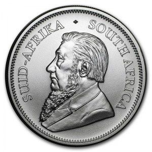 Moneda Krugerrand de Plata 1 oz 2021 reverso