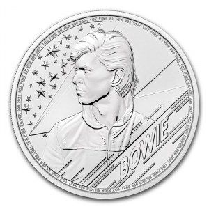 Moneda Leyendas de la música -David Bowie- de Plata 1 oz 2021