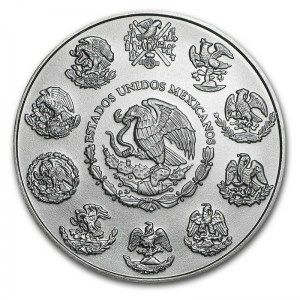 Moneda Libertad de Plata 1 oz 2017 reverso