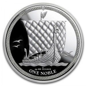 Moneda Noble Isla de Man de Plata 1 oz 2018