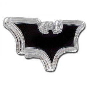 Moneda Batman Batarang de Plata 1 oz 2022 Color-BU cápsula