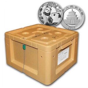 Moneda Panda de Plata 30 g 2021 monster box