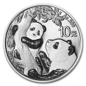 Moneda Panda de Plata 30 g 2021