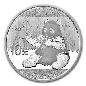 Moneda Panda de Plata 30 gr 2017