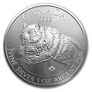 Moneda Predator Series Grizzly de Plata 1 oz 2019