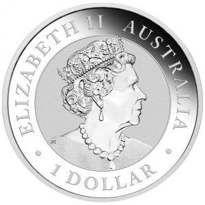 Moneda  Wedge Tailed Eagle de Plata 1 oz 2021 reverso