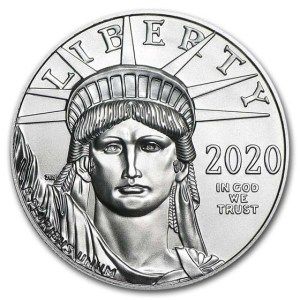 Moneda de Platino American Eagle 1oz 2020