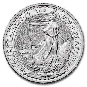 Moneda Britannia de Platino 1 oz 2020