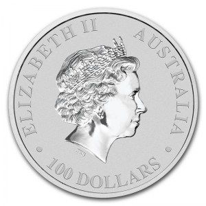 Moneda Cangruo de Platino 1 oz reverso