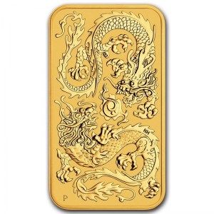 Moneda-Lingote Dragon de Oro 1 oz 2020