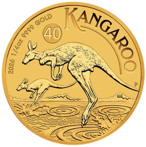 Moneda de Oro Canguro 1/4 oz 2026 BU