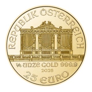 Moneda de Oro Filarmónica 2026 BU