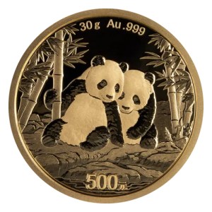 Moneda de Oro Panda 30 g 2026 BU