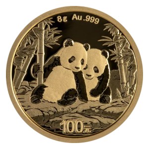 Moneda de Oro Panda 8 g 2026 BU