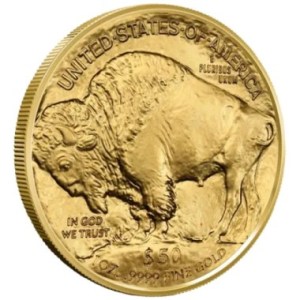 Moneda de Oro American Buffalo 1 oz 2026 BU anverso