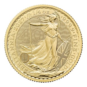 Moneda de Oro Britannia 1/4 oz 2027 BU